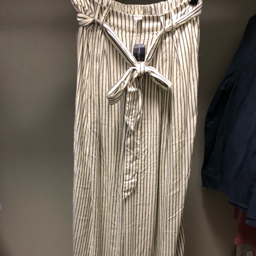 Striped Wide Leg Pants